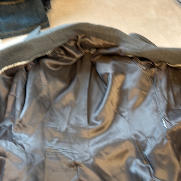 Zara Gray Blazer with Notched Lapel - Picture 11 of 11